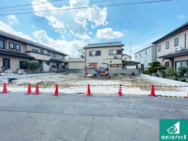 京田辺市草内山科　第1期　新築一戸建ての外観|現在の進捗状況です！順調に作業進行中、完成が待ち遠しいです！詳細の間取り等、お気軽にお問い合わせください！
