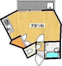 クロノス18三軒町の間取り