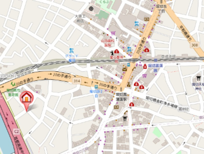 【地図】 | アイリスコート