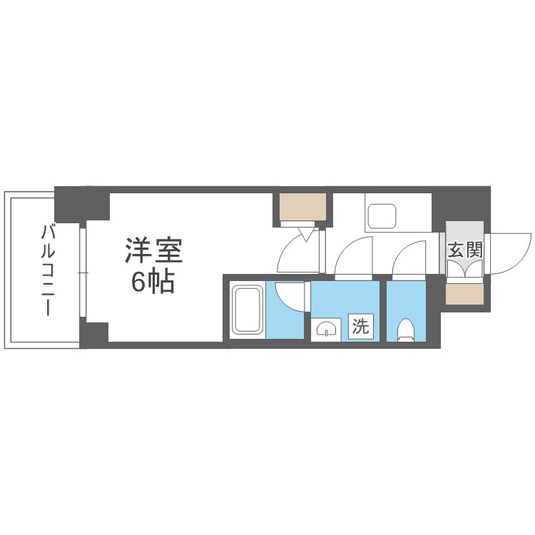 リヴェント難波ウエストの間取り