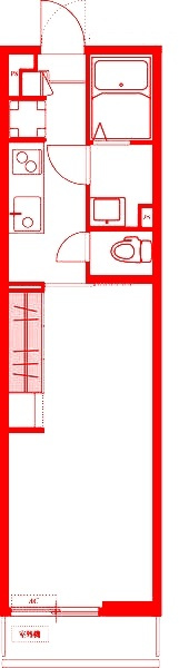 大和市西鶴間１丁目の賃貸マンションの間取り