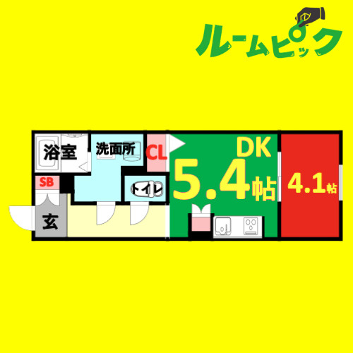クレストタップ大曽根　名古屋市賃貸　仲介手数料無料の間取り