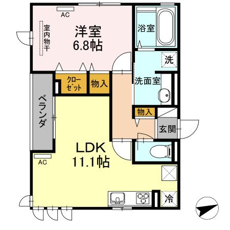 クリア南砂の間取り