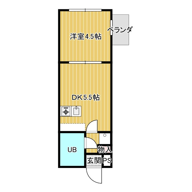 コンセール関山の間取り