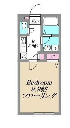 ＷＥＳＴ　ＴＡＭＡＣＨＩの間取り|間取りです。