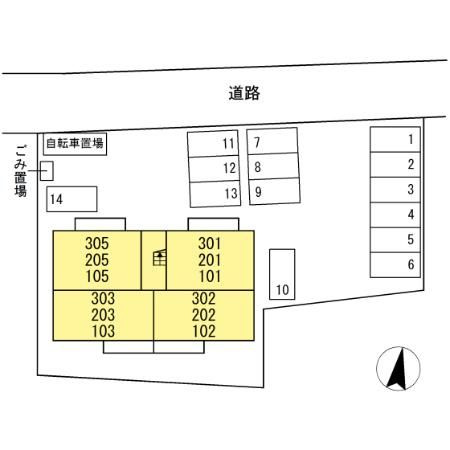 Beauport(ビューポート)の区画図