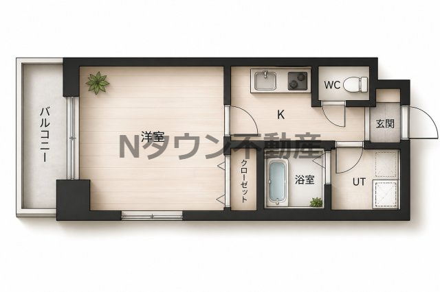 【間取り】 | ボヌール新栄 | 間取りです。