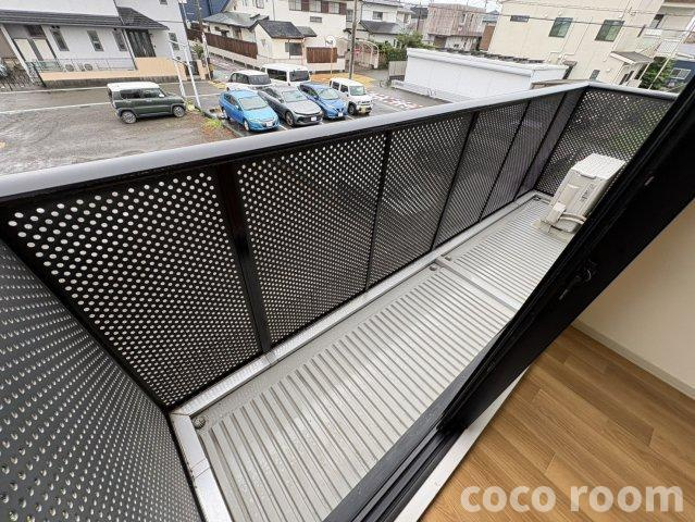 コーポ仲田Bのバルコニー