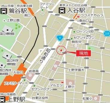 草野ビルの地図