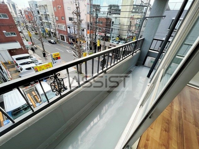 エクセレント下北沢のバルコニー