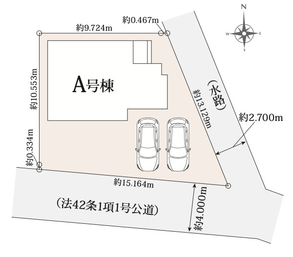 【仲介手数料無料】入間市　野田　全１棟　入間市の不動産なら西武ハウジングの区画図