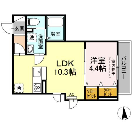 エクセリア西小岩の間取り