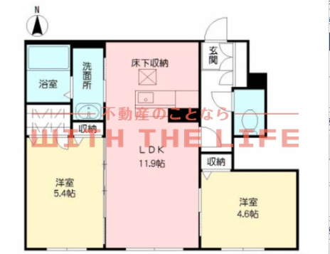 シャーメゾン善導寺【キャッシュバック対象】の間取り