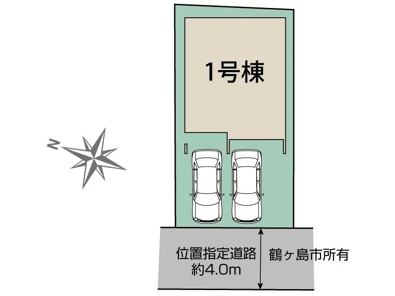[新築住宅] 鶴ヶ島市藤金 7期 全1棟の区画図