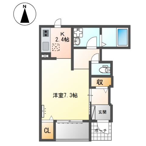 コンフォートビブレの間取り