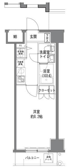 【間取り】 | ＴＬＲレジデンス大鳥居