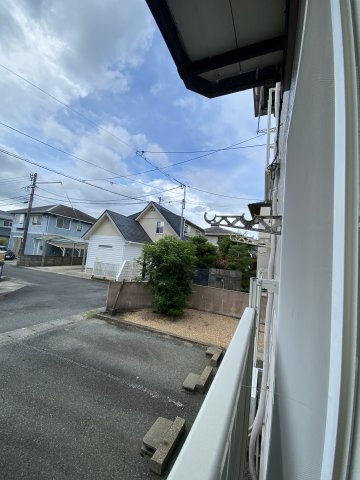 めいぷるハウスのバルコニー
