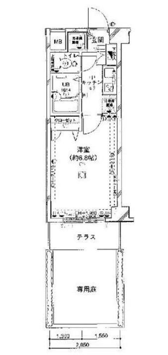 菱和パレス飯田橋の間取り
