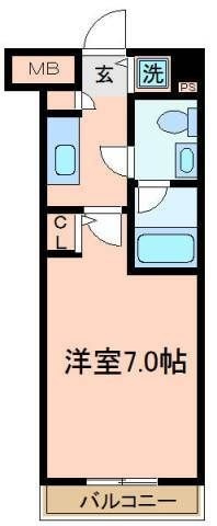 Ｍａｊｏｒ　Ｌａｎｄ　横濱鶴見の間取り|間取りです。