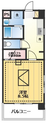 ルネス　エスポワールの間取り