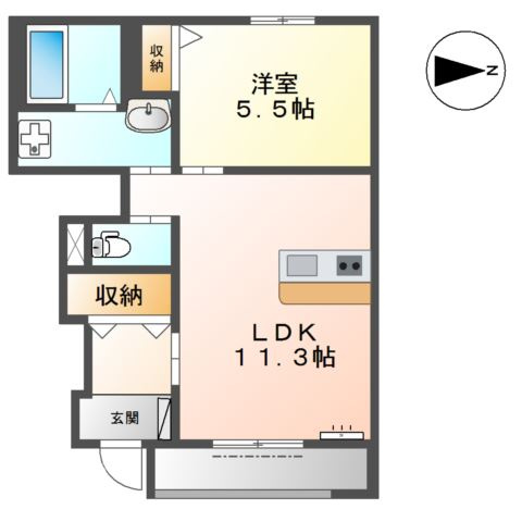 リアンの間取り