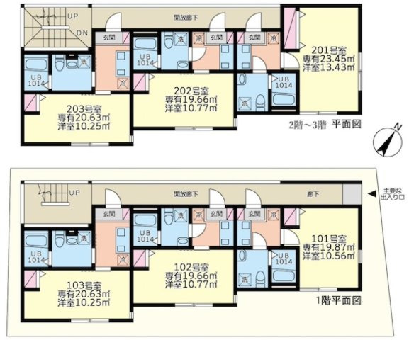 【間取り】 | 高根2丁目　新築アパート