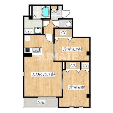 I’ｓ Court Ojiの間取り|間取図です