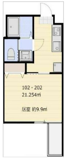 ベイシティ松戸小山Ⅰの間取り