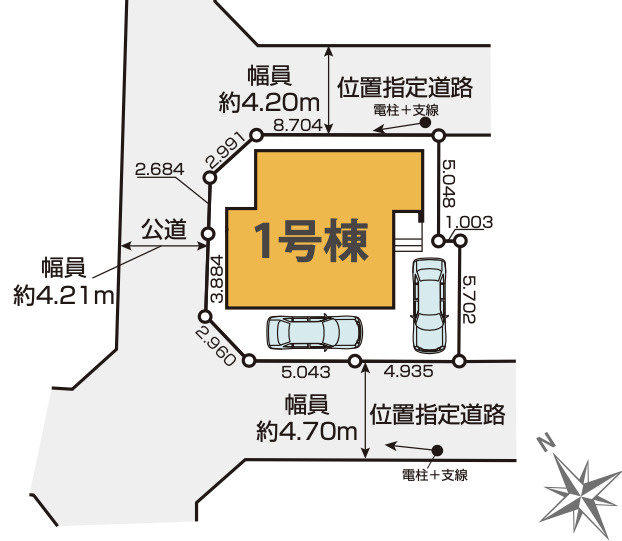 【仲介手数料無料】入間市　下藤沢３期　全１棟　入間市の不動産なら西武ハウジングの区画図