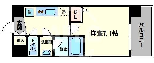 レオンコンフォート難波サウスゲートの間取り|レオンコンフォート難波サウスゲート　間取り