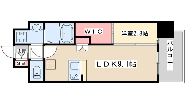 【間取り】 | セレニテ東三国ミラク