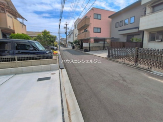 【前面道路含む現地写真】 | 名古屋市瑞穂区田光町３丁目54-2【仲介手数料無料】新築一戸建て　2号棟
