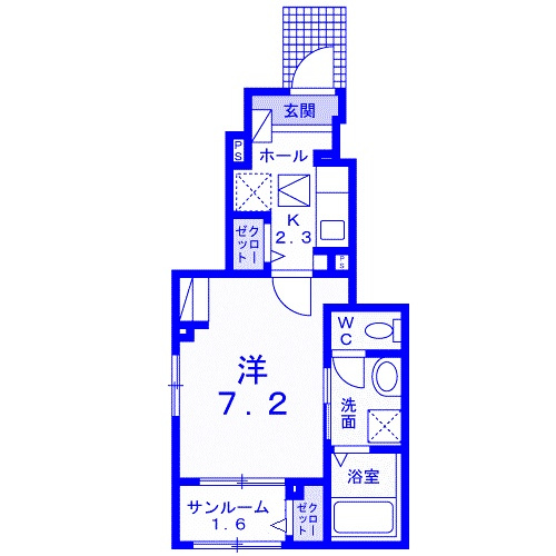 グリーンウエスト Ⅱの間取り