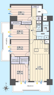 【間取り】 | シティコープ大森東
