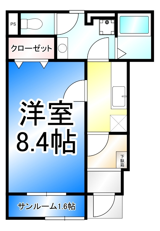 エコルポアイMの間取り