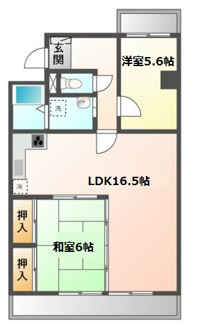 リーブル原の間取り
