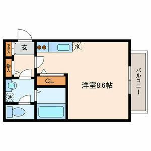 ＳＡＲＴＥＨ　エスポワールの間取り|間取りです。