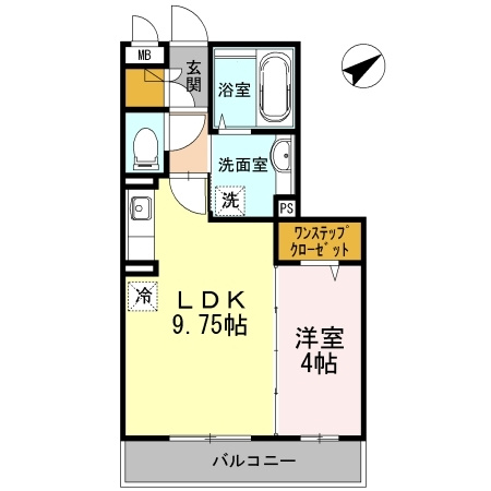 セジュールM松が枝の間取り