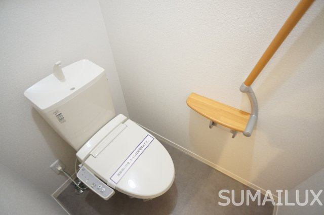 熊本市南区出仲間７丁目の賃貸マンションのトイレ