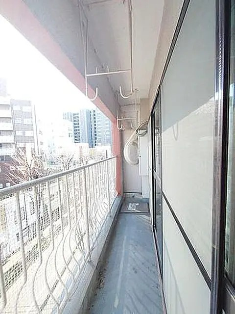武蔵野明穂マンションのバルコニー
