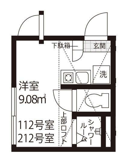 カハラ西小岩の間取り