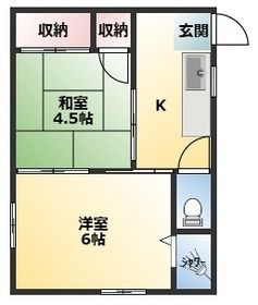 メゾン志賀の間取り