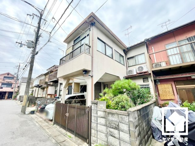 伏見区久我森の宮町の前面道路含む現地写真