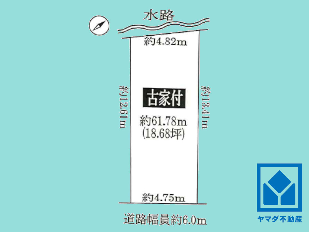 伏見区久我森の宮町の土地図