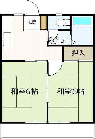 キャッスルインこはらＡ棟の間取り