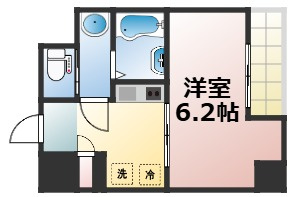 【間取り】 | ArtizA森ノ宮D.C　仲介手数料無料