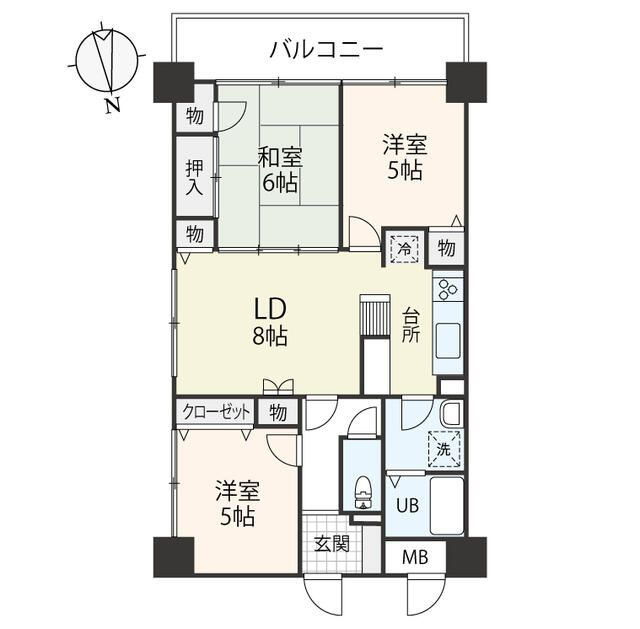 Ｍ－ＰＡＲＴⅢ日暮ビルの間取り