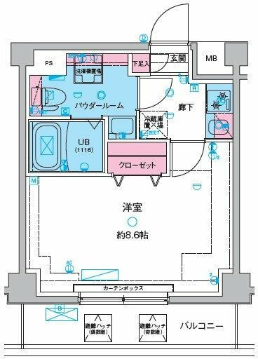 ＧＥＮＯＶＩＡ六町の間取り