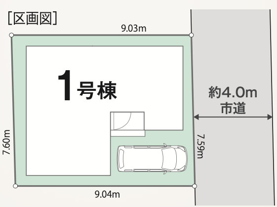 【仲介手数料無料】入間市　東藤沢１期　全１棟　入間市の不動産なら西武ハウジングの区画図