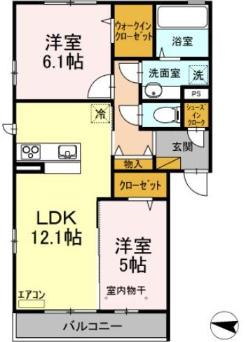 オッツ西船橋の間取り